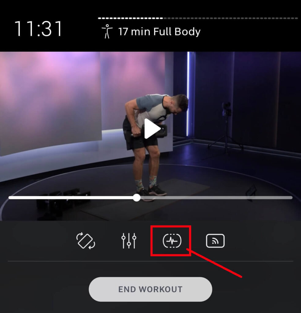 Connect heart rate monitor to peloton app