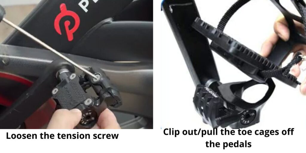 How to Remove Toe Cages from Peloton Pedals That Adjust on the Cleats