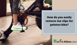 how do you easily remove toe cages/clips for peloton bike?