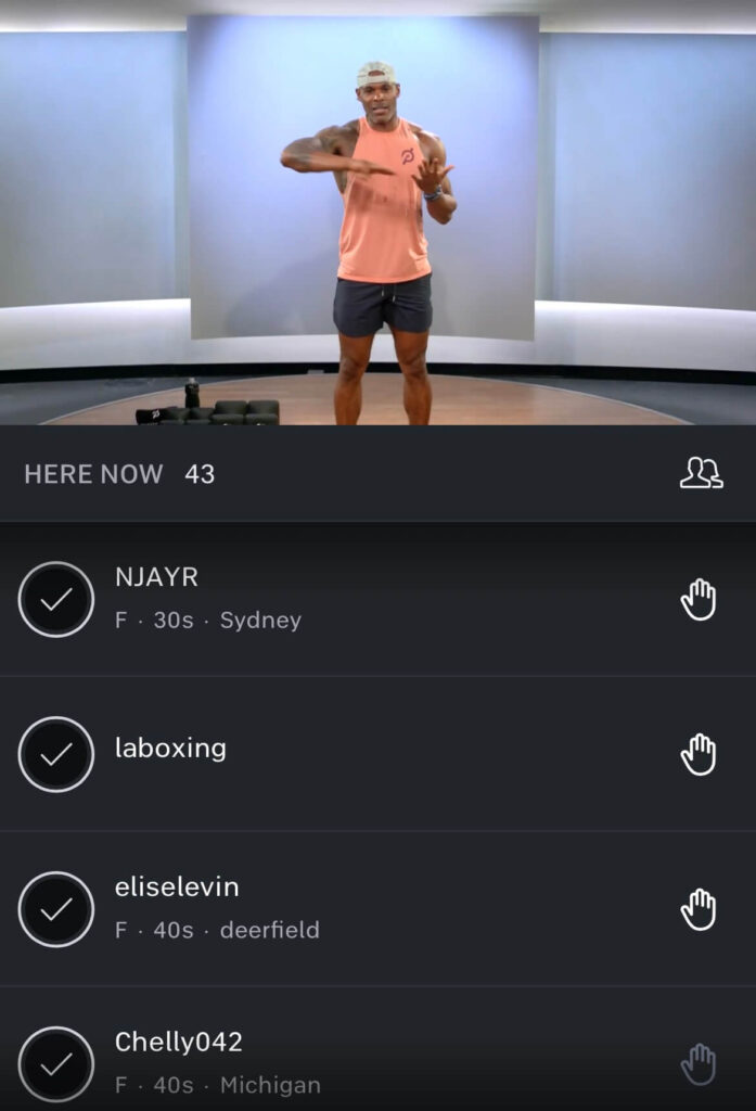 How to Send a High Five on Peloton App