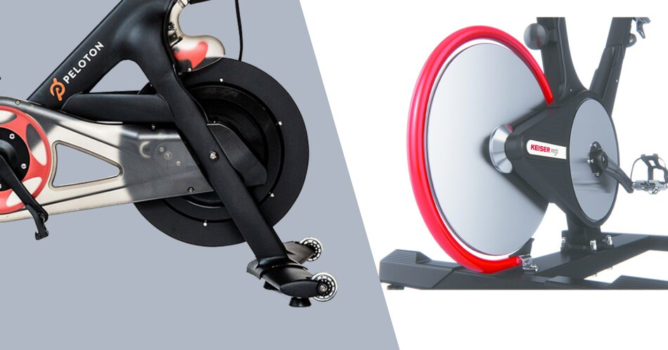 Difference Between Keiser M3i and Peloton Flywheels