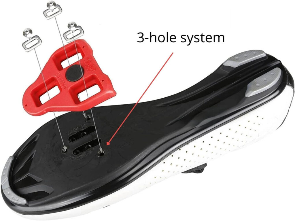 3-hole system (delta shoes)