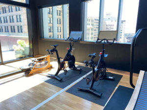 hotels with peloton bikes